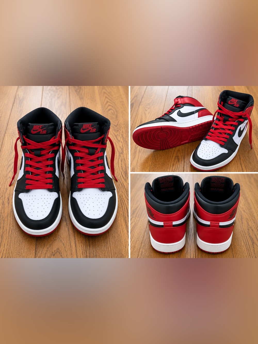 Nike Air Jordan 1 Retro High OG - White/Black/Red